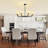 8-Light Modern Dimmable Chandelier With Fabric Shades-1139210076