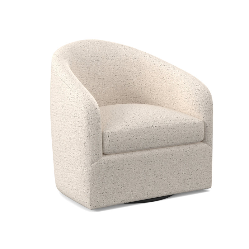 Chaise pivotante Pinnacle, 100 % polyester ivoire Venise