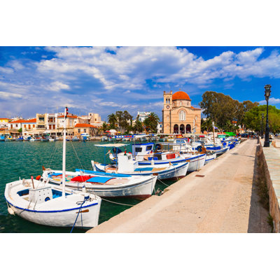 Traditional Fishing Boats - Wrapped Canvas Print