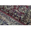 Wool Oriental Area Rug in Wine/Navy