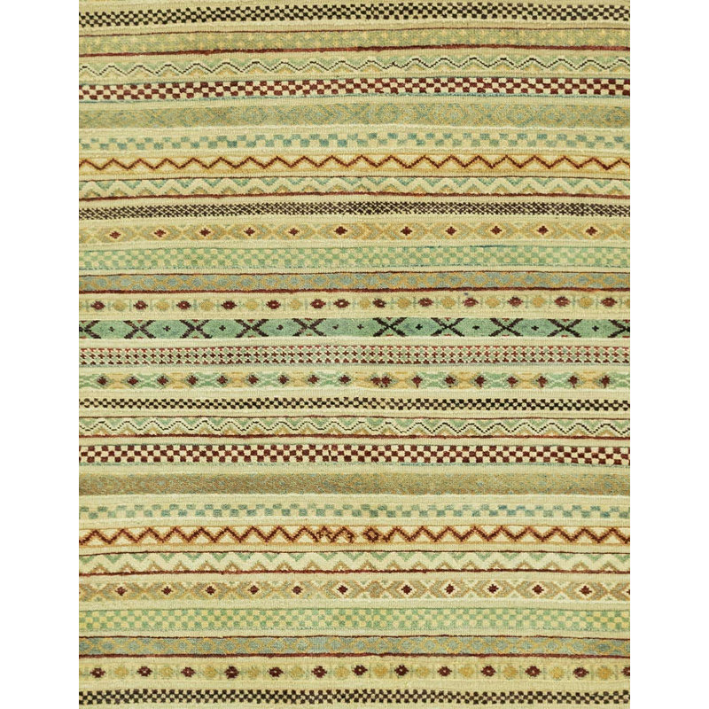 Wool Abstract Indoor Rug, Rectangle 3' x 5'