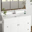 Dessus de meuble-lavabo en marbre de culture avec dosseret-567930078-567930077