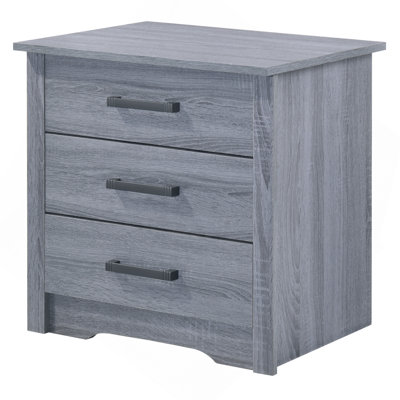 Contemporary Gray Nightstand