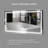 Bhanmati Rectangle LED Mirror, Bathroom/Vanity Mirror with Dimmable Lights, Wall-Mounted-1288296233