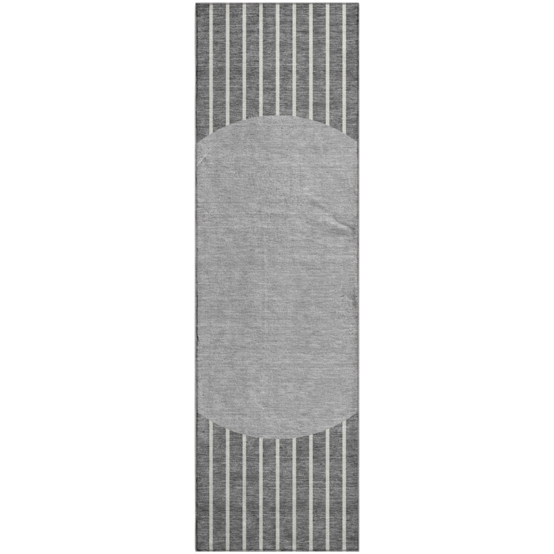 Premium Machine Washable Naglee AMF994 Stripes Rug, Runner 2'3" x 7'6"