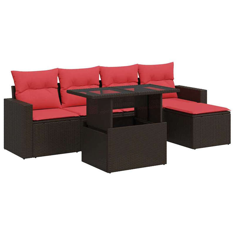 55cm Wide Patio Sofa with Cushions