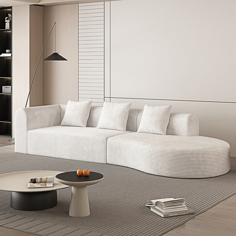 Très grand canapé modulaire profond, canapé Cloud pour 4 personnes