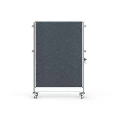 Nexus Ghent No Fabric Freestanding Metal Bulletin Board