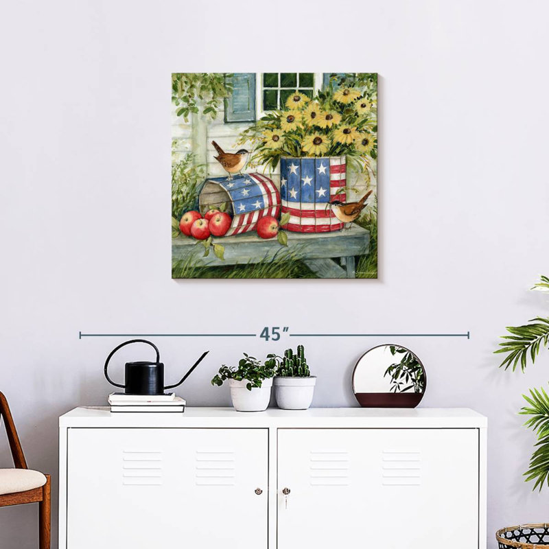 Lelar Old Glory II, 24" H x 24" W