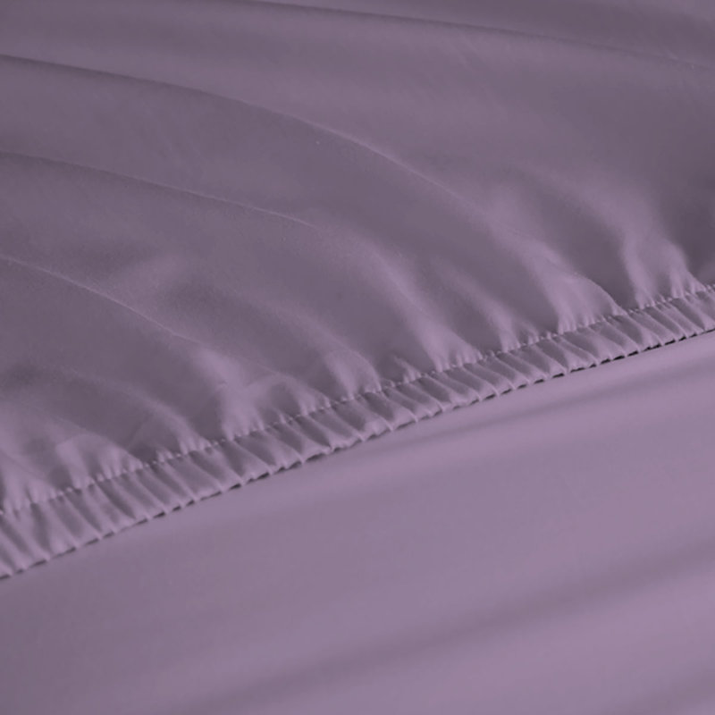 Ensemble de draps en rayonne de bambou 6 pièces , Ensemble de draps pour taille de lit très grand a, Pervenche