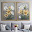 Summer Daisies I - ensemble de 2 reproductions d'art sur toile encadrées-2118511157-2118511162