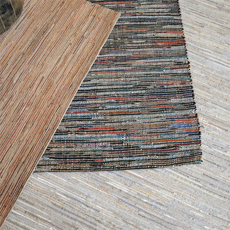 Nemec Leather Indoor Rug, 5' x 8'