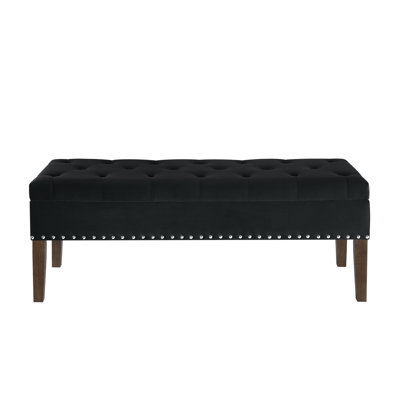 Tufted Bench With Storage