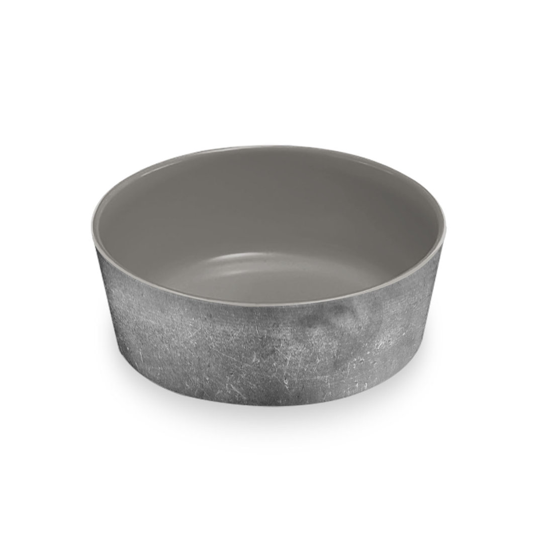 Chukri Pewter Pet Single Bowl (Set of 2) Tucker Murphy Pet™