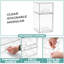 Tiroirs de rangement empilables en acrylique Sorbus, ensemble de 2 bacs de rangement en plastique transparent pour biberons, organisation de comptoir de maquillage, de salle de bain, de meuble-lavabo et de cuisine, conception de tiroir coulissant pour armoires et garde-manger, paquet de 2, petit / grand-122480505