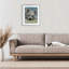 «Lazy Day White Terrier», reproduction sous verre encadrée, conception de Mary Sparrow-1210058729-1210058733