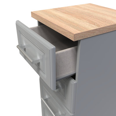 Fully Assembled Berti 5 - Drawer Chest of Drawers