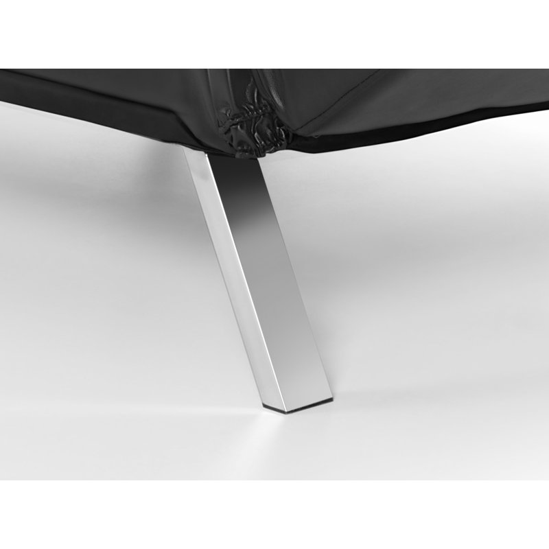 Faux Leather Sleeper, Black