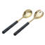 Stone Dust 2 Piece Salad Servers Set