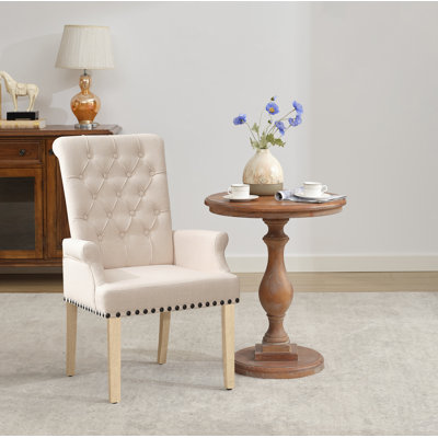 Amdad 41'' H Tufted Upholstered Parsons Chair