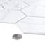 Carrione Super Hex Matte Carrara 10" x 11-1/2" Porcelain Mosaic Tile