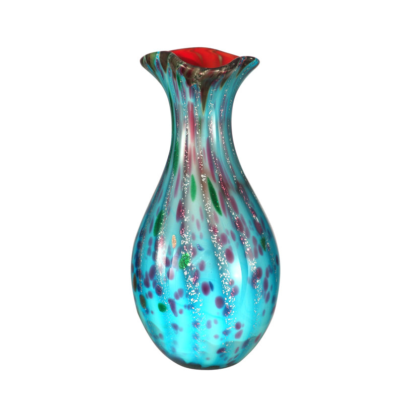 Grasty Handmade Glass Table Vase