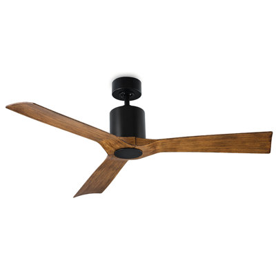 54" Aviator 3 - Blade Outdoor/Indoor Smart Propeller Ceiling Fan with Wall Control, Works With Alexa and iOS or Android App
