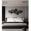 Décoration murale circulaire italienne en métal minimaliste italien-1198776479