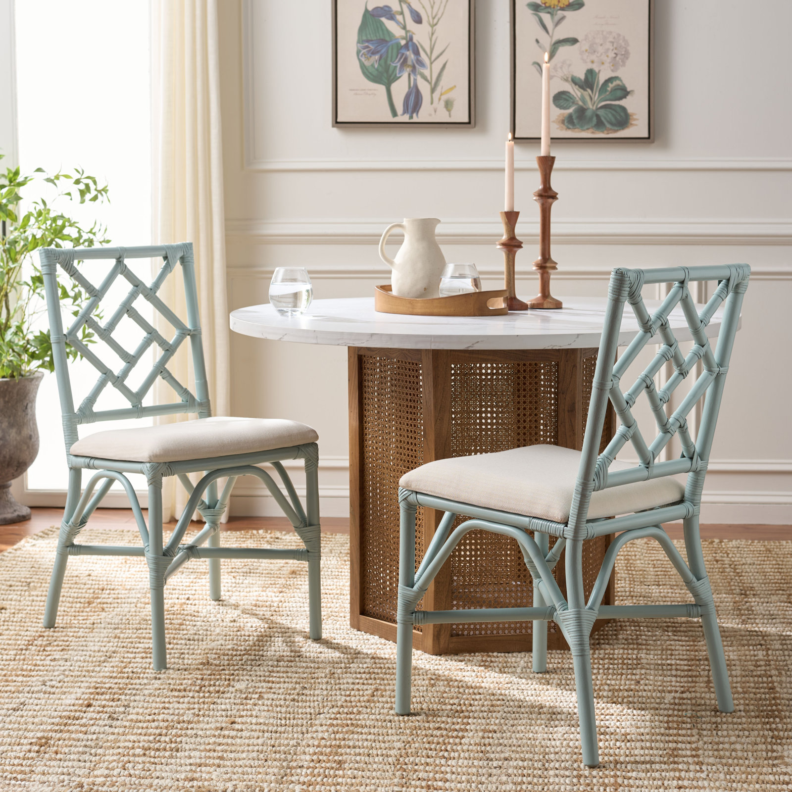 Tyndalls Park Parsons Chair, Light Blue