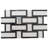 Stately Tre Basketweave 9.5" x 14" Polished Porcelain Mosaic Wall & Floor Tile-72531506