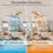 Parzy 52.04" Flush Mount Ceiling Fan Solid Wood Blades Ceiling Fan With Light With Remote Control-138173395-138173394