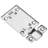 2pcs Stainless Steel Spring Slide Lock Door Latch Sliding Lock Keyless Door Bolt Slide Bolt Door Latch