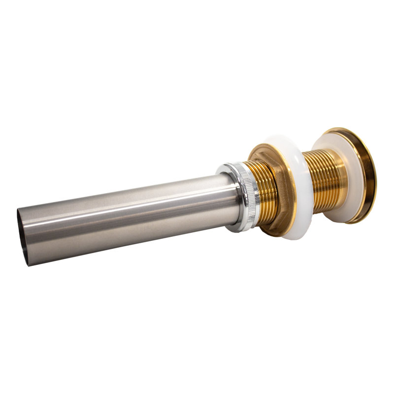 Premium 1.5" Pop-Up Bathroom Sink Drain, Brushed Gold
