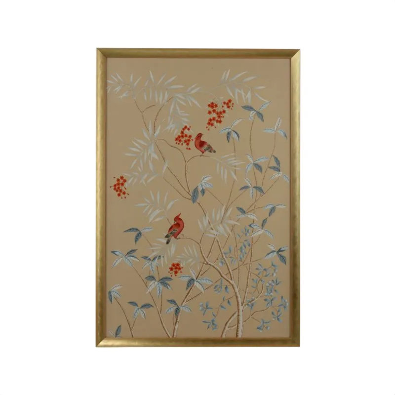 Buckhead Panel - Red Cockatoo Print