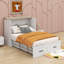 Lit escamotable double avec station de charge-2032237650