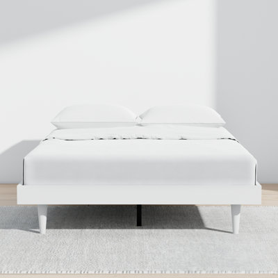 Wojcik Modern Wooden Bed Frame