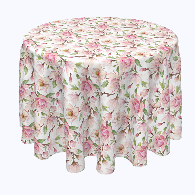 Iowa Floral Round Tablecloth, 60" x 60"