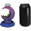 UFO Green Roswell Alien Sleeping On Crescent Crater Moon Backflow Incense Burner