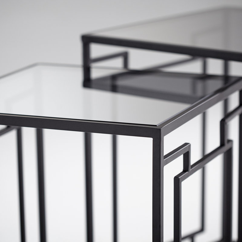 Galleria Glass Nesting End Table