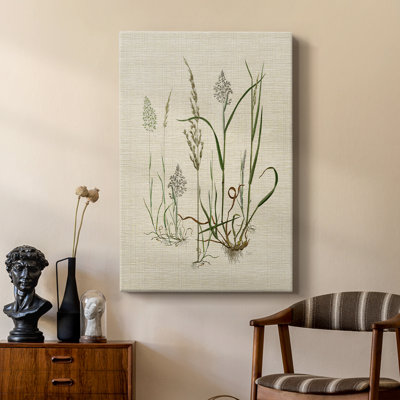 Linen Grasses II -Custom Wrapped Gallery Cavas