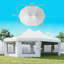 Outsunny 10 Sides Heavy Duty Tent Gazebo Outdoor Party Wedding Event Marquee
