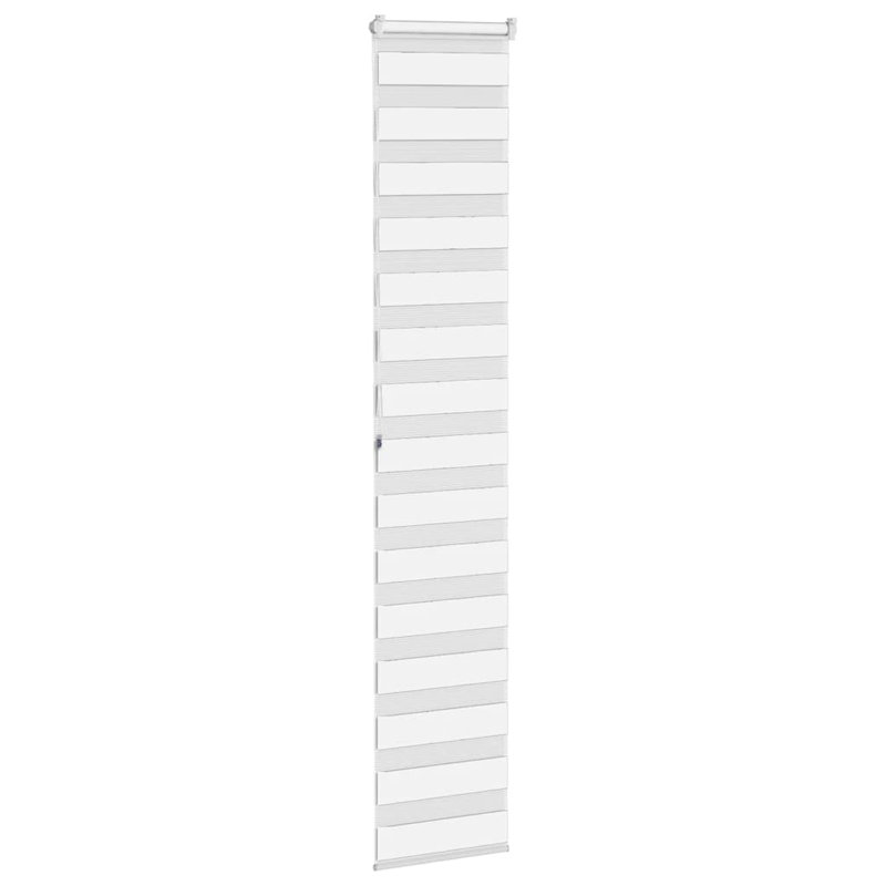 George Oliver Zebra Blind Polyester, 45cmW x 200cmL, White