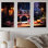 Curve Elegant Bourgogne Wine - art mural vin