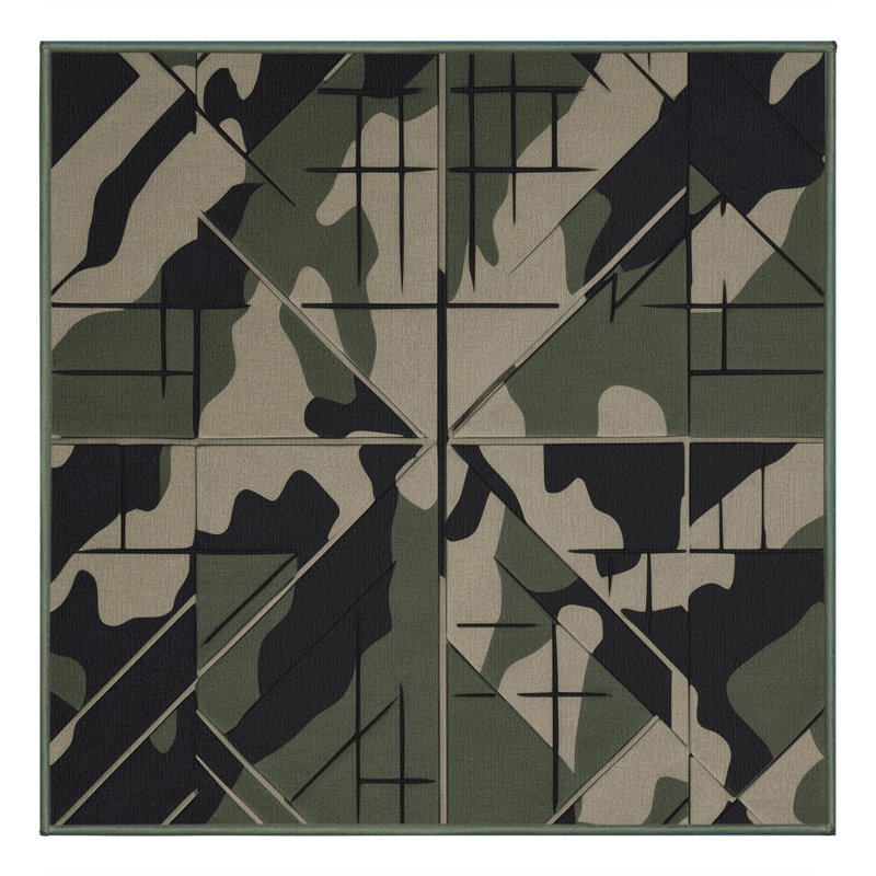 Shadow Flare Rug, Square 7'