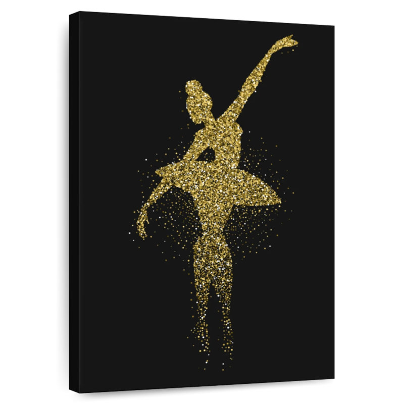 Enn Glittery Ballerina, 30" H x 20" W