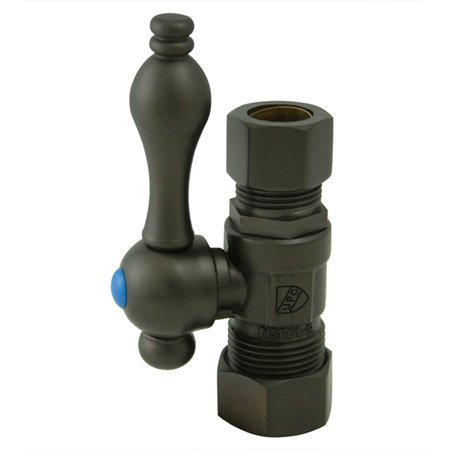 Robinet pour salle de bain à un trou Quarter, Bronze foncé