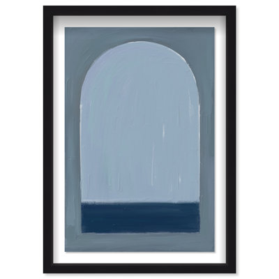 Minimal Ocean Window Print by Oliver Gal