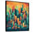 Black Floater Framed