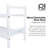  Stackable Wood Shoe Rack Organizer Shelf Closet Entryway Bedroom, White-2027569341