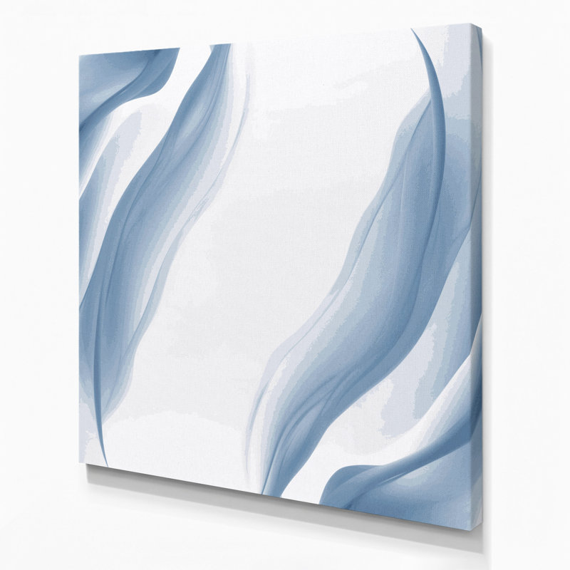 Gradient Abstract 94, art mural sur toile grise, H 12 po x l 12 po